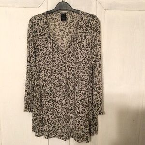 Catalina 3X Animal Print Top, (231)